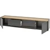 TV staliukas TV stovas City, 223 cm, antracitas/ąžuolinė