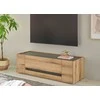 TV staliukas TV stovas Imv City, 140 cm, ažuolinė/antracitas
