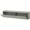 TV stovas Imv City, 150 cm, žalias/ąžuolas