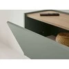 TV stovas Imv City, 150 cm, žalias/ąžuolas