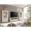 TV staliukas TV stovas Imv Florenz, 134 cm, baltoji pušis/pušis
