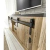 TV staliukas Sherwood, 162 x 38 x 61 cm, ruda / pilka