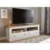 TV stovas Imv Westminster, 153 cm, balta/ąžuolinė