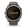 Išmanusis laikrodis Garmin fēnix® 9 – 51mm, Titanas su akmenėlių pilkos spalvos silikoniniu dirželiu | 010-04763-01