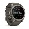 Išmanusis laikrodis Garmin fēnix® 9 – 51mm, Titanas su akmenėlių pilkos spalvos silikoniniu dirželiu | 010-04763-01