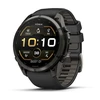 Išmanusis laikrodis Garmin fēnix® 9 Pro – 51mm, Pilkos anglies spalvos DLC titanas su juodos / akmenėlių pilkos spalvos silikoniniu dirželiu | 010-04337-16