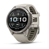 Išmanusis laikrodis Garmin fēnix® 9 Pro – 43mm, Titanas su rūko pilkos / tamsios smiltainio spalvos silikoniniu dirželiu | 010-04335-86