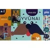 PIO Žaidimas dėlionė Abecėlė-Gyvūnai