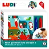LUDI maudymosi spalvinimo knygelė su kreidelėmis