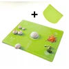 Winder Home Didelė silikoninė tešlos kočiojimo lenta 30×40 cm + plastikinis peilis tešlai