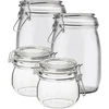 Winder Home Rinkinys HERMETINIAI Uždarytas stiklainis 2 x 1000 ml + 2 x 500 ml stiklainiai