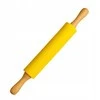 Winder Home Silikoninis tešlos kočėlas 43 cm – didelis, nelimpantis virtuvės įrankis, geltonas