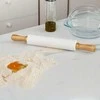 Winder Home Silikoninis tešlos kočėlas 43 cm + baltas plastikinis peilis tešlai