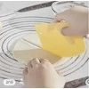 Winder Home Silikoninis tešlos kočėlas 43 cm – didelis, nelimpantis virtuvės įrankis, geltonas