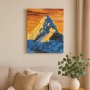 Winder Home Tapyba pagal skaičius – paveikslas, dažai, teptukai, rinkinys „Kalnai“, 40×50 cm