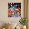 Winder Home Tapyba pagal skaičius – paveikslas, dažai, teptukai, rinkinys „Venecija naktį“, 40×50 cm