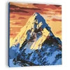 Winder Home Tapyba pagal skaičius – paveikslas, dažai, teptukai, rinkinys „Kalnai“, 40×50 cm