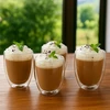 Winder Home Termo stiklinė 350 ml latte kavai su dvigubomis sienelėmis – 4 vnt.