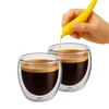 Winder Home Termo stiklinės 250 ml (2 vnt.) + elektrinis dekoravimo rašiklis kavai ir desertams