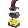 Adapteris Badaptor DEWALT XR akumuliatoriui prie MILWAUKEE 18V įrankio