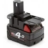 Adapteris Badaptor MILWAUKEE akumuliatoriui prie Ryobi 18V įrankio