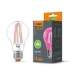 Fito LED augalų lemputė E27 8W 14umol/s 1200K kampas<360*, VIDEX VLE-A60FF-08271 | A60, Bicolor – Specialus spektras kambariniams augalams ir daigams