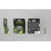 Baterijos AAA VIDEX (12 vnt.) šarminės, 1,5 V, 1200 mAh