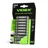 Baterijos AAA VIDEX (20 vnt.) šarminės, 1,5 V, 1200 mAh