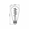Kaitrinė (Filament) LED lemputė E27 4W 100Lm 1800K kampas<360* Dimeriuojama, VIDEX VLE-ST64FGD-04271 | ST64 – Pilno stiklo korpusas ir 360° šviesos sklaida