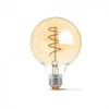Kaitrinė (Filament) LED lemputė E27 4W 300Lm 2200K kampas<360* Dimeriuojama, VIDEX VLE-G95FASD-04272 | G95 – Pilno stiklo korpusas ir 360° šviesos sklaida