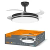 Dimeriuojama LED lubinė lempa ar ventilatoru un pulti 60W 5400Lm 3000K-4200K-6000K IP20 VIDEX VL-CLF01-60CB – Įmontuotas oro ventiliatorius su 6 režimais ir nuotolinio valdymo pulteliu