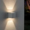 Fasado šviestuvas dvipusis LED 6W 520Lm 2700K IP54, VIDEX VL-AR04-062W | ERIC-Baltas (šiltai balta šviesa), baltas – Dvipusis šviesos srautas