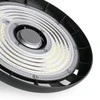 Pramoninis High Bay šviestuvas LED 100W 18000Lm 5000K IP65, VIDEX VL-HB01-1005B – Masyvus aliuminio radiatorius aušinimui