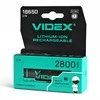 Įkraunama baterija 18650-P VIDEX (1 vnt.) Li-Ion, 3.7V, 2800mAh