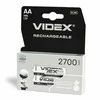 Įkraunamos baterijos AA (HR6) VIDEX (2 vnt.) Ni-MH, 1.2V, 2700mAh