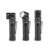 Įkraunamas kampinis LED žibintuvėlis Luminus SST20 10W, Raudona šviesa, 1000Lm 5000K, Li-ion 18650 2200mAh, VIDEX VLF-A232R – 90° sukiama galva un galvas juosta