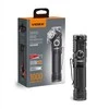 Įkraunamas kampinis LED žibintuvėlis Luminus SST20 10W, Raudona šviesa, 1000Lm 5000K, Li-ion 18650 2200mAh, VIDEX VLF-A232R – 90° sukiama galva un galvas juosta