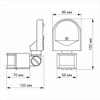 Judesio ir šviesos sensorius PIR 2-12m 10sec-7min 10-2000lx 180° IP44, VIDEX VL-SPW02B | juodas – Judesio aptikimas iki 2-12m atstumu ir platus 180° veikimo kampas