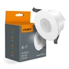 Judesio ir šviesos sensorius PIR 8m 10sec-15min 3-2000lx 360° IP20, VIDEX VL-SPR41W | baltas – Judesio aptikimas iki 8m atstumu ir platus 360° veikimo kampas