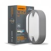Lauko šviestuvas LED 15W 1200Lm 5000K IP65, VIDEX VLE-BH12O-155 | DANA IP65 (neutraliai balta šviesa), pilka – Smūgiams atsparus korpusas