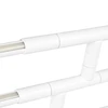 LED lubinė lempa 40W 4100Lm 3000/4000/6000K IP20 VIDEX VL-CLD013-42CW | balta – Trijų lygių dizainas su 270° pasukamais elementais lanksčiai interjero geometrijai