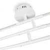 LED lubinė lempa 40W 4100Lm 3000/4000/6000K IP20 VIDEX VL-CLD013-42CW | balta – Trijų lygių dizainas su 270° pasukamais elementais lanksčiai interjero geometrijai