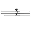LED lubinė lempa 40W 4100Lm 3000/4000/6000K IP20 VIDEX VL-CLD013-42CB | juoda – Trijų lygių dizainas su 270° pasukamais elementais lanksčiai interjero geometrijai