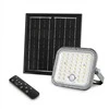 Saulės LED prožektorius su jutikliu ir saulės baterija 16Wh 1400Lm 5000K IP65 LiFePO4 5000 mAh 6W, VIDEX VL-FSO4-205-S – Monokristalinė baterija visiškai nepriklausomybei nuo elektros tinklo