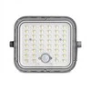 Saulės LED prožektorius su jutikliu ir saulės baterija 16Wh 1400Lm 5000K IP65 LiFePO4 5000 mAh 6W, VIDEX VL-FSO4-205-S – Monokristalinė baterija visiškai nepriklausomybei nuo elektros tinklo