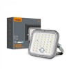 Saulės energija varomas prožektorius su jutikliu LED 16Wh, 1400Lm 5000K (akumuliatorius LiFePO4 5000 mAh) (panelė 6W) VIDEX VL-FSO4-205-S