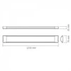 Lubinis šviestuvas Linijinis LED šviestuvas LED 36W 1200mm 4500Lm 4000K IP20, VIDEX VLE-BN-36124 | vidaus, baltas – Zero-Flicker IC tvarkyklė akių komfortui