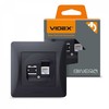 Potinkinis duomenų lizdas 1xCat6 (RJ45 kištukas), Videx Binera, juodas grafitas, IP20 VF-BNSK1PC6-BG – RJ45 Cat6 tinklo lizdas stabilaus vietinio kabelinio interneto sukūrimui
