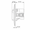 Potinkinis kištukinis lizdas 1V + prievadai (USB-A + USB-C), Videx Binera, juodas grafitas, IP20 VF-BNSK1GUC-BG – integruoti USB-A ir USB-C lizdai tiesioginiam išmaniųjų telefonų krovimui