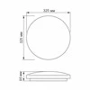 Lubinis šviestuvas Drėgmei atsparus LED plafonas 24W 2160Lm 4000K IP44, VIDEX VLE-CLR-244R | baltas – Saugi izoliacija naudojimui drėgnose patalpose